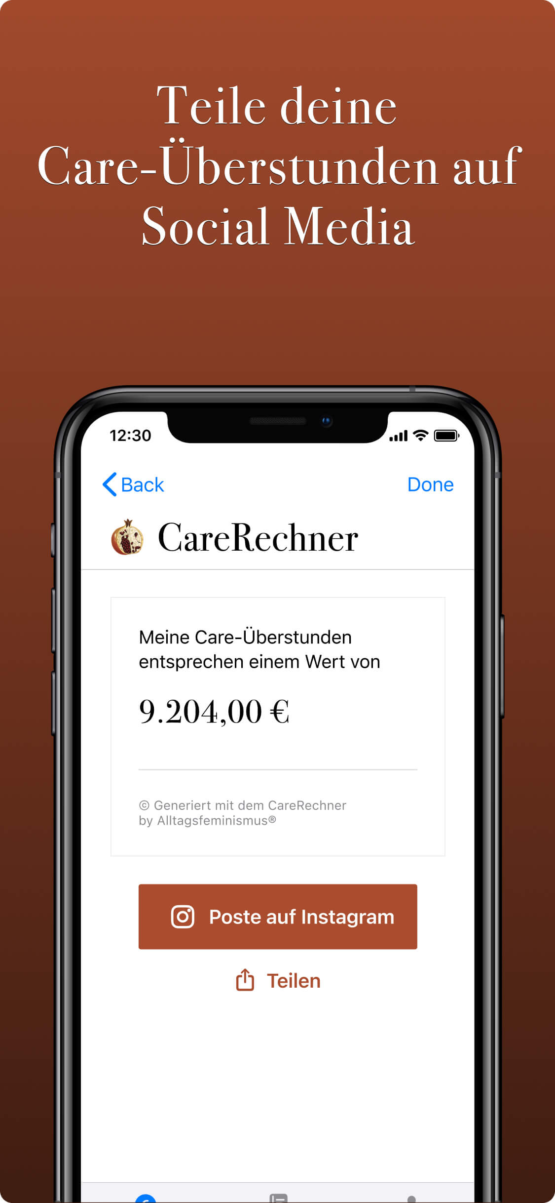 CareRechner App Screenshots_3